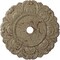 Ekena Millwork Angel Medallion (Canopies up to 15 3/4"), 32 1/4"OD x 3 5/8"ID x 1 1/8"P, Gobi Desert Crackle CM32ANGDC - alternate 1